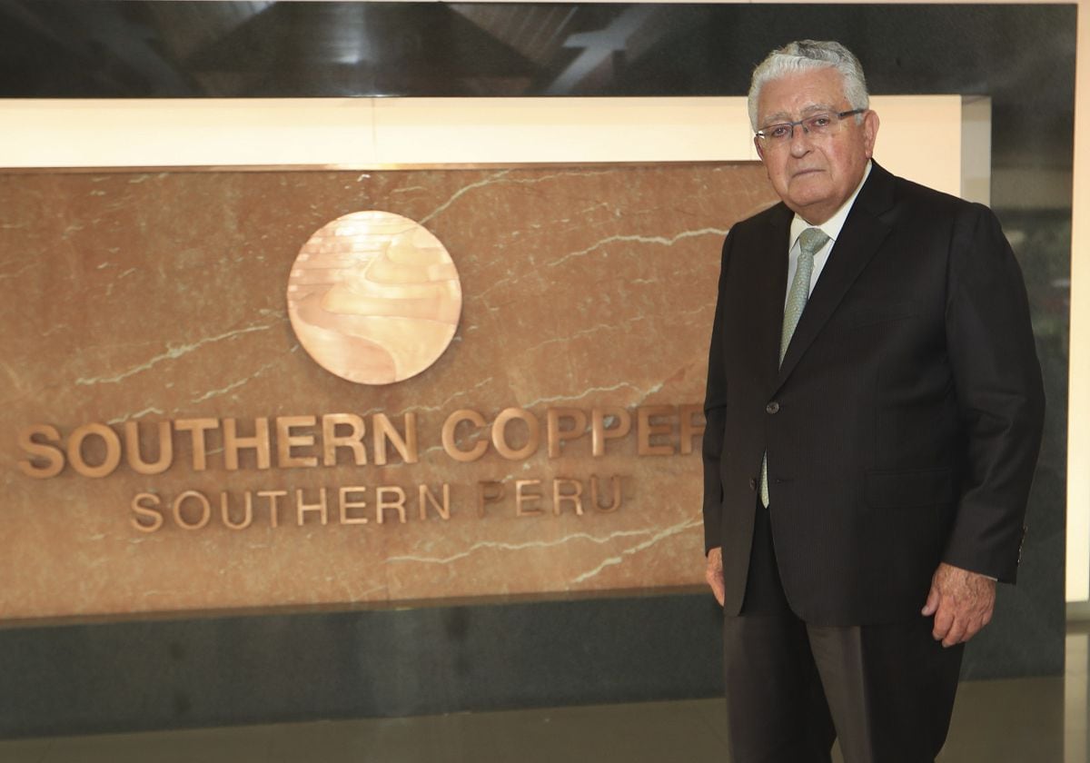 Óscar González Rocha, presidente ejecutivo de Southern Perú Copper Corporation. FOTO : ROLLY REYNA / EL COMERCIO PERU
