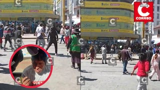 Huancayo: Bronca de comerciantes deja una mujer apuñalada, un mutilado y varios heridos (VIDEO)