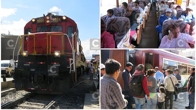 ​Tren Huancayo -Jauja sale con más de 280