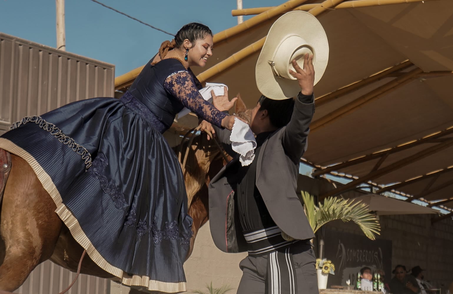 Participó con una gran marinera a caballo paso. (FOTO: Difusión)