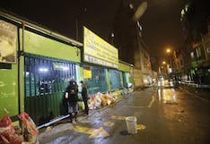 Mercado Los Gorriones cerrará al menos tres días tras aniego con aguas servidas en Chorrillos