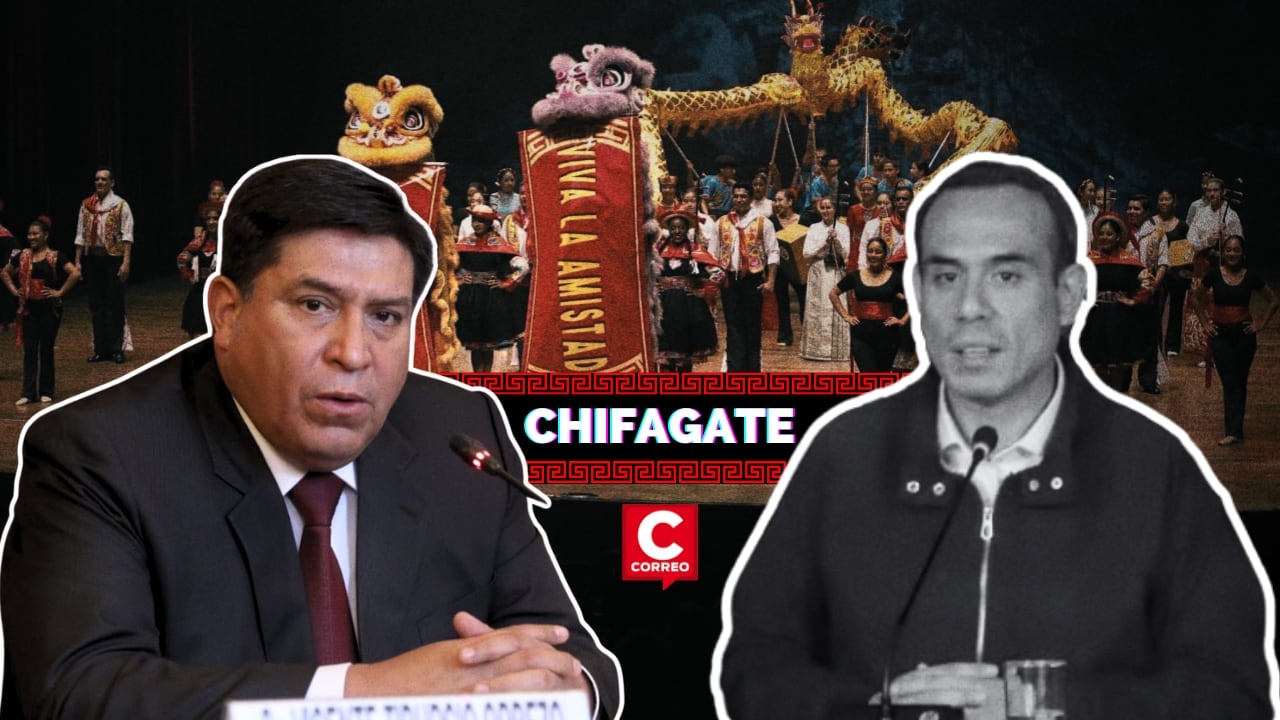 Tiburcio explica ausencia de Jerí en evento Perú–China: “Organización estuvo a cargo del ministro de Cultura”. Composición: Diario Correo.