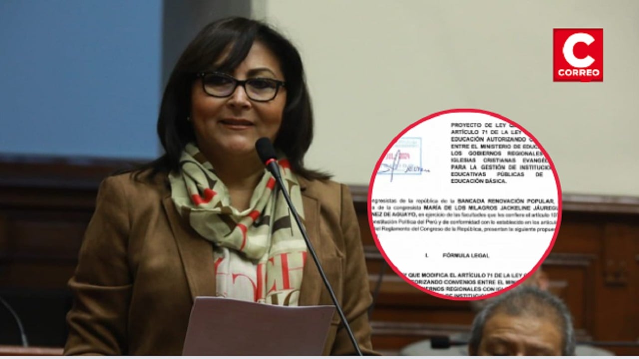 Legisladora de Renovación Popular busca modificar artículo de la Ley 28044.