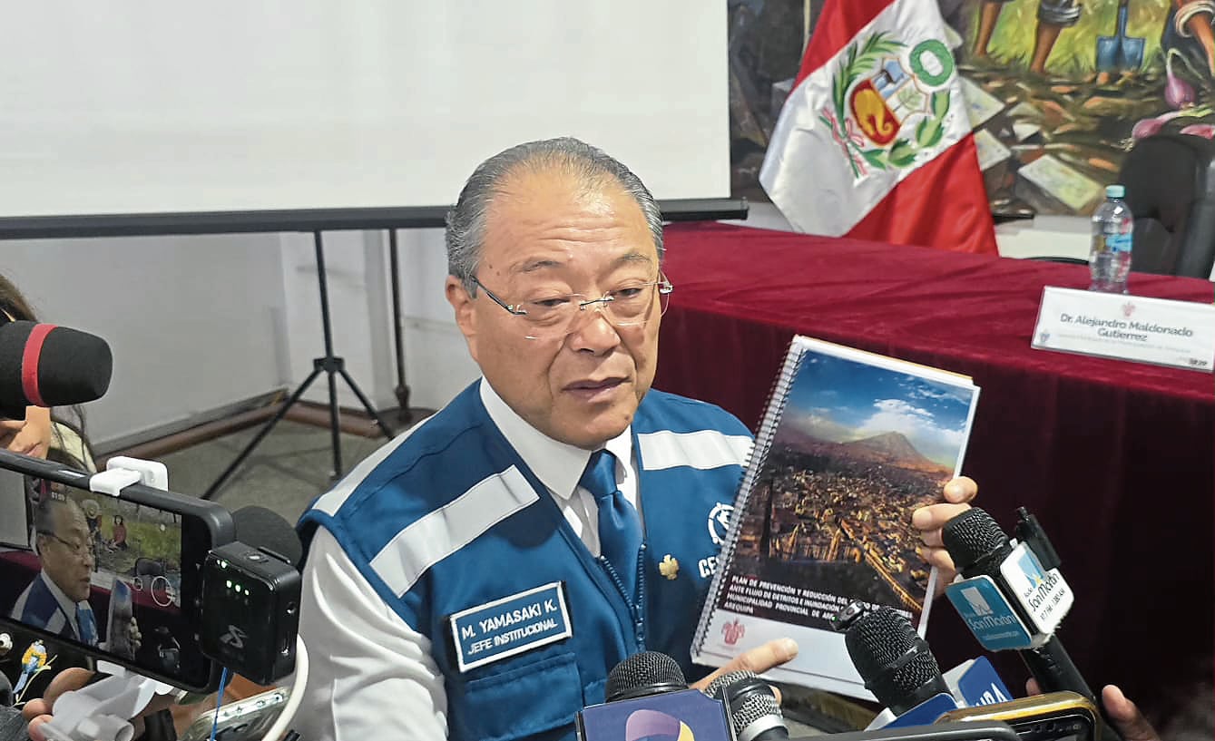 Miguel Yamasaki Koizumi, jefe institucional del Centro Nacional de Estimación, Prevención y Reducción del Riesgo de Desastres (Cenepred). Foto: GEC.