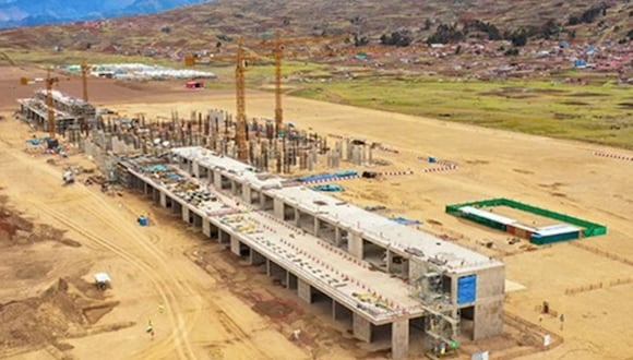 A paso lento avanza construcción del aeropuerto de Chinchero, en el Cusco.