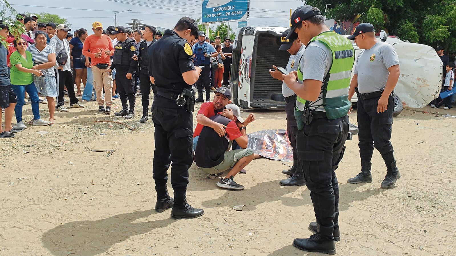Cuatro muertos dejó el choque de vehículos en Piura