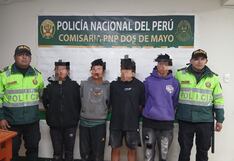 Huánuco: detenidos por golpear a transeúnte para robarle su celular