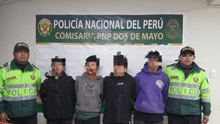 Huánuco: detenidos por golpear a transeúnte para robarle su celular