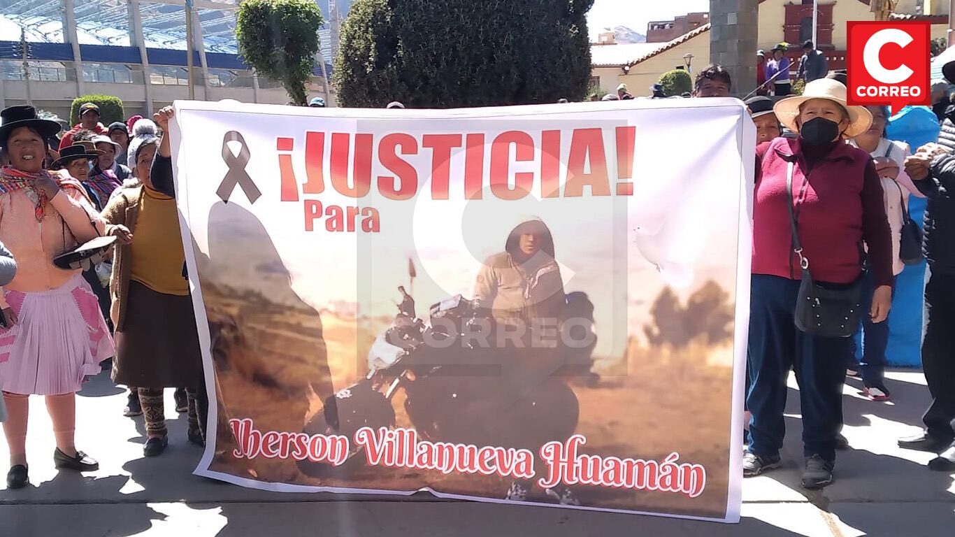 Pobladores de Huancavelica exigen justicia para joven que murió tras ser atropellado