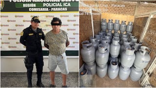 Pisco: cae “Bombín” y desmantelan centro clandestino de gas en Paracas