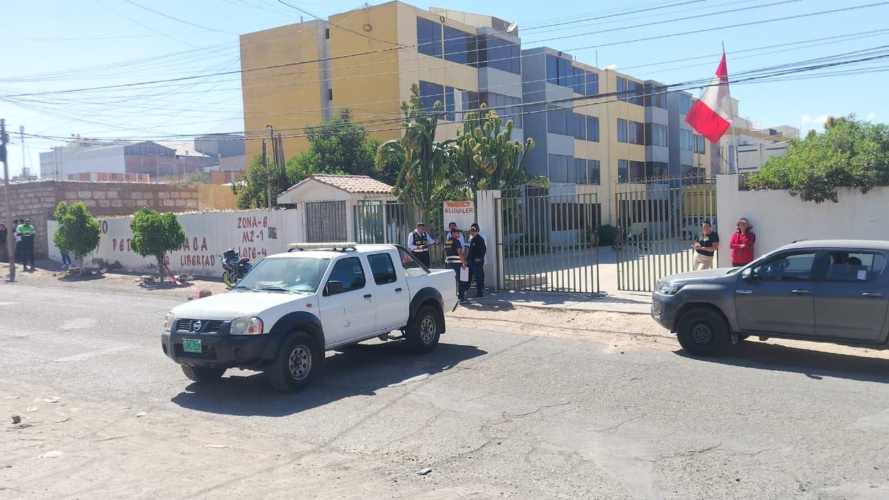Investigan la muerte de un efectivo policial en el distrito de Cerro Colorado, en Arequipa. (Foto: Álvaro Figueroa/@photo.gec)