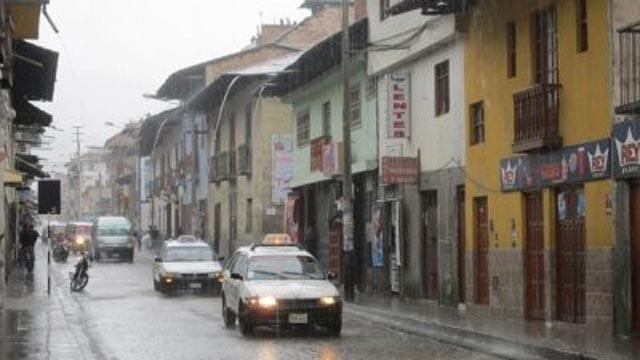 Cajamarca soporta lluvias con tormenta
