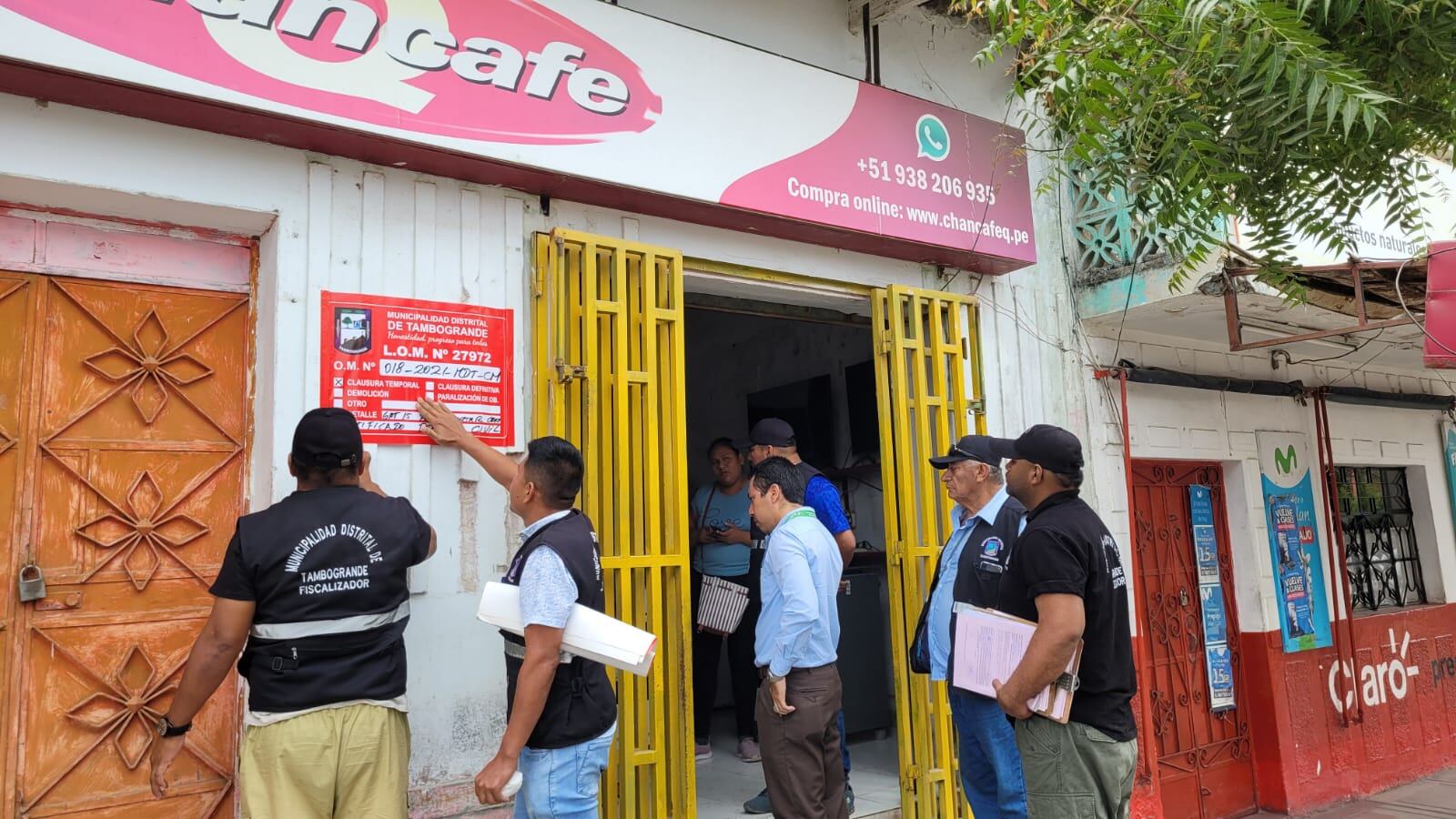 Estas intervenciones se realizaron en los diferentes establecimientos comerciales, farmacias, boticas y bodegas, ubicadas en la avenida Ignacia Schaeffer.