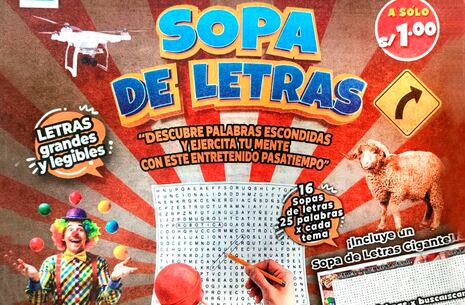 Este domingo reclame gratis encarte de sopa de letras con Correo