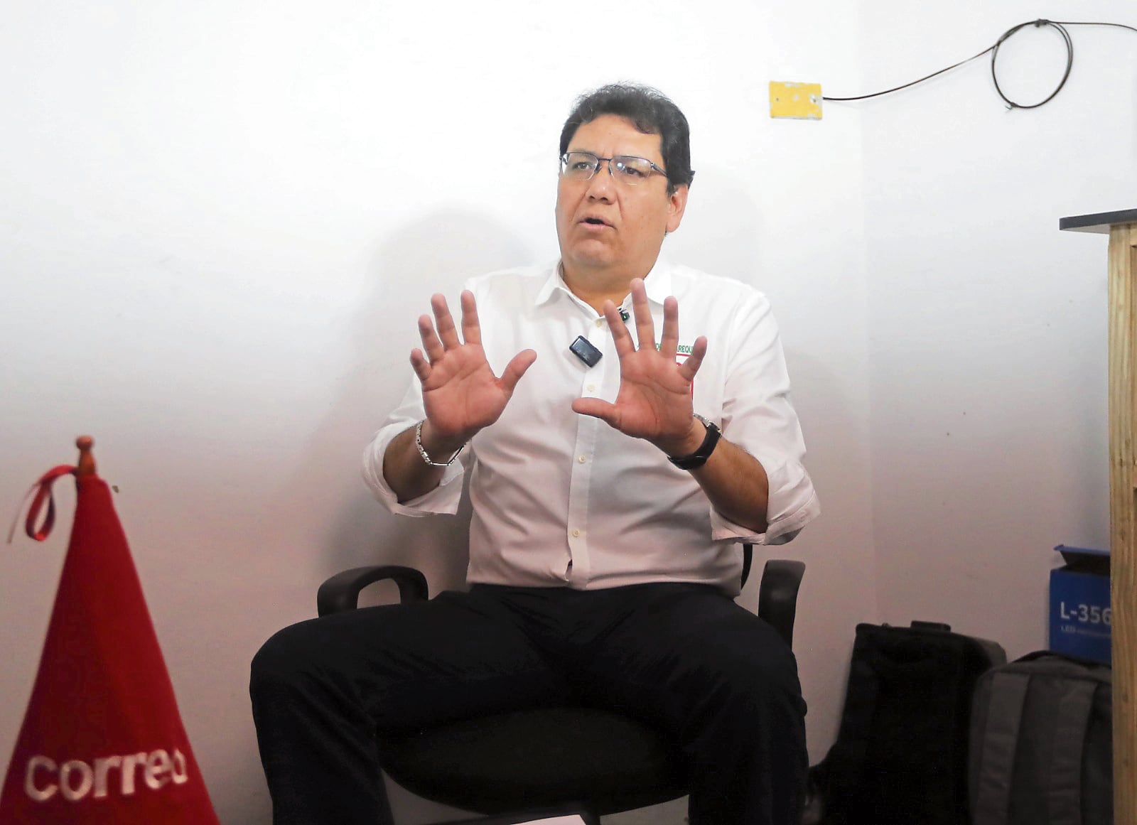 Jorge Reyes Luján, candidato a la alcaldía de la MPA: Dos mil buses eléctricos para el transporte urbano