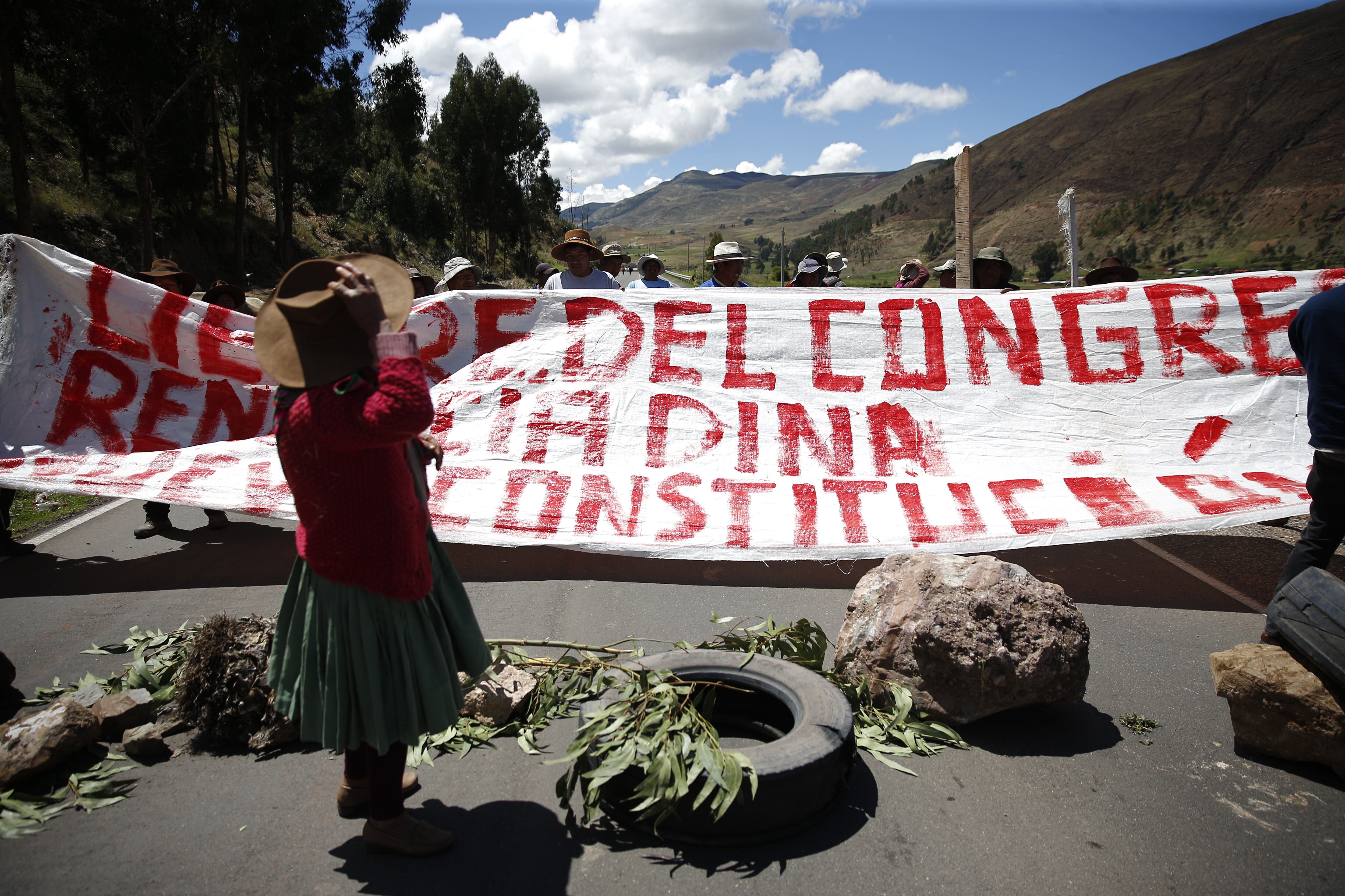 Las protestas en Puno comenzaron en diciembre del 2022. A inicios del 2023, cientos de puneños viajaron a Lima para manifestarse contra el Gobierno y el Congreso. (Hugo Curotto / Archivo)