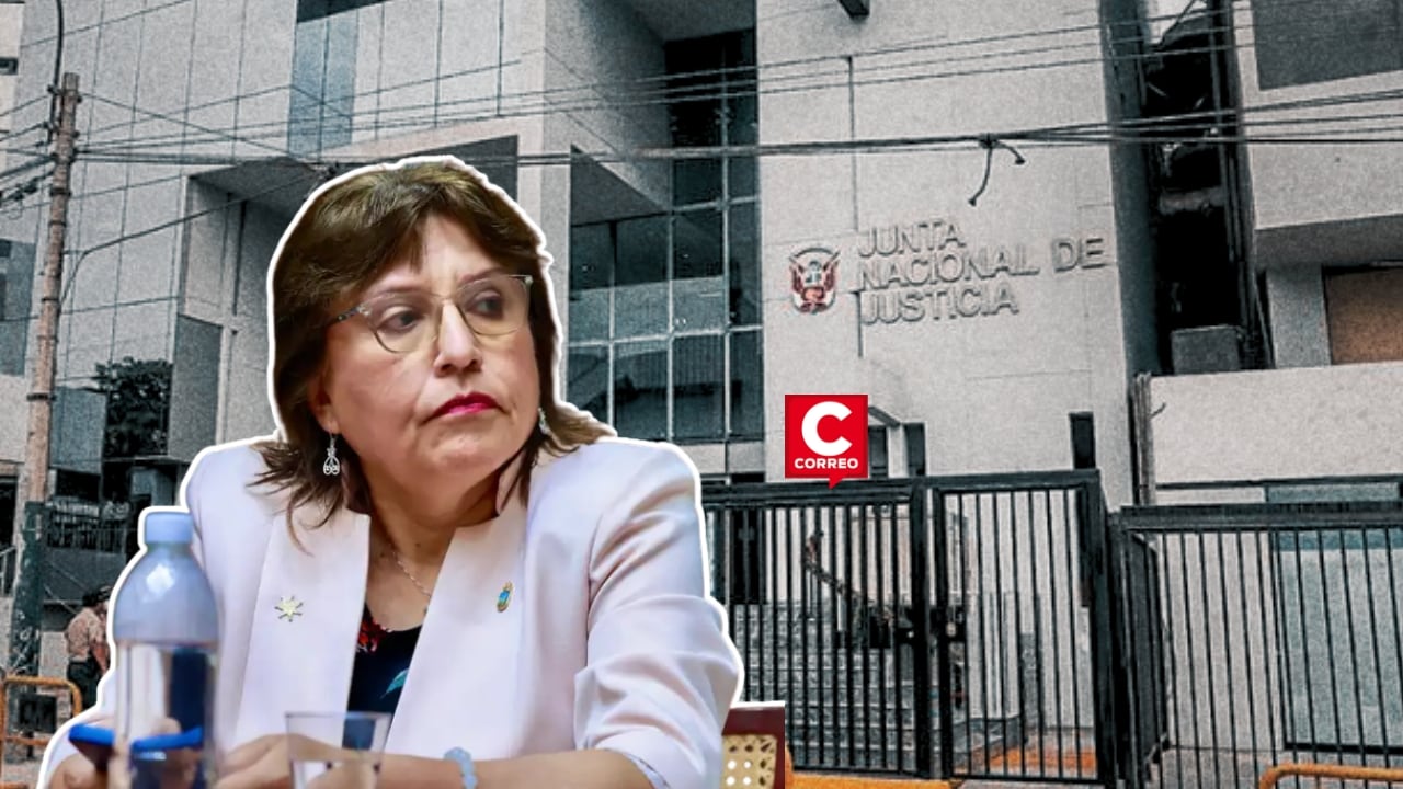 Delia Espinoza pierde apelación y queda fuera del Ministerio Público por sanción de la JNJ. Composición: Diario Correo.