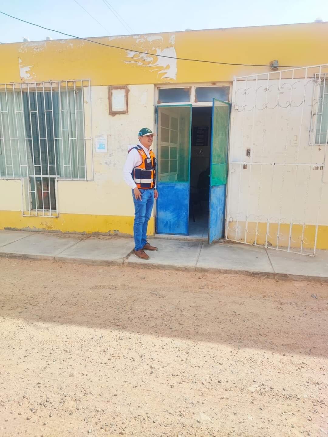 Personal de Defensa Civil inspecciona viviendas afectadas (Foto: Municipalidad Provincial de Castilla))