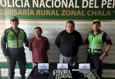 Capturan a sospechosos de integrar banda “Los chuckys de Chala” e incautan droga