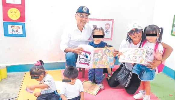 Exalcalde de Trujillo dice que no es  malo regalar útiles escolares a niños con el logo de Avanza País y le pide al gobernador invertir en educación.