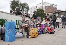 Huancayo: Transportistas se encadenan, pero se van a las pocas horas