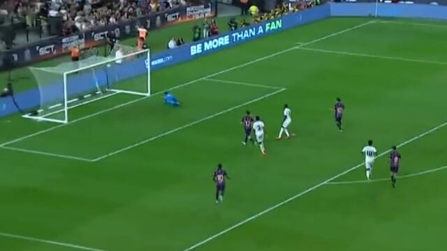 Gol de Raphinha para el 1-0 de Barcelona sobre Real Madrid