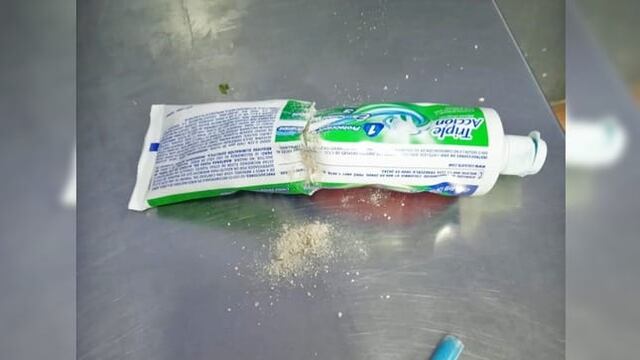 Hombre intentó ingresar cocaína en una pasta dental a penal de Socabaya en Arequipa