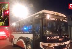 San Martín de Porres: Sicarios balean a chofer de bus y le dejan nota con amenaza