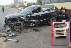La Libertad: Dos heridos tras colisión de camioneta y vehículo pesado en la Panamericana Norte en Virú
