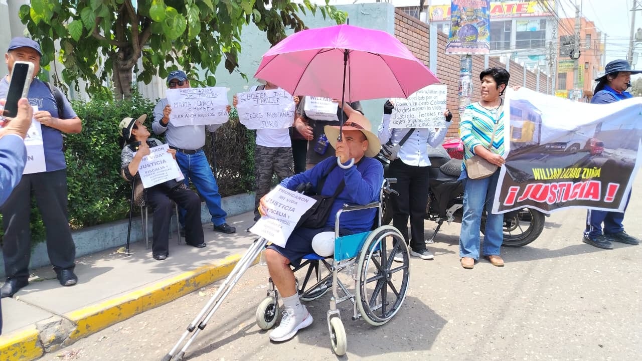 William Lázaro, obrero que perdió su pierna izquierda en Arequipa, necesita octava cirugía. (Foto: Álvaro Figueroa/@photo.gec)