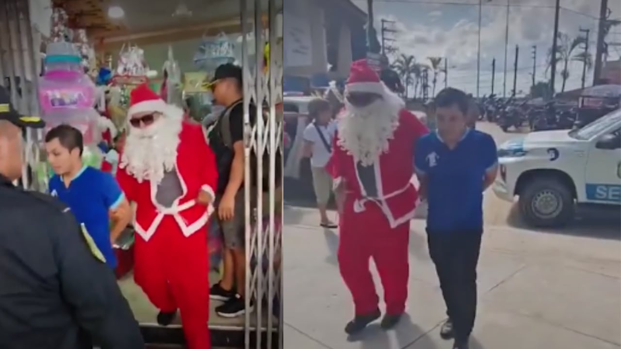 Un agente encubierto logró ubicar un almacén clandestino en el centro comercial de Belén, donde se almacenaban artefactos explosivos sin medidas de seguridad. (Capturas de América TV | Composición Correo)