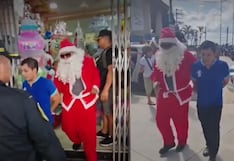 Policía disfrazado de Papá Noel incauta más de 75 mil pirotécnicos en Iquitos