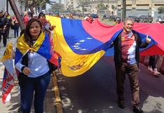 Venezolanos en Lima claman por su país en la procesión ‘Por la libertad de Venezuela’