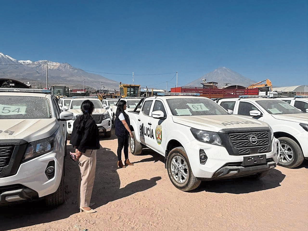 Arequipa: 68 camionetas de la Policía con más de 10 años de vida útil