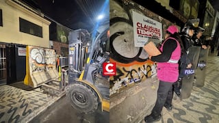 SJL: Municipalidad clausura dos prostíbulos clandestinos con muros de concreto en avenida Gran Chimú