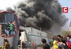 Puente Piedra: Incendio de grandes proporciones afecta fábrica de plástico y cartón