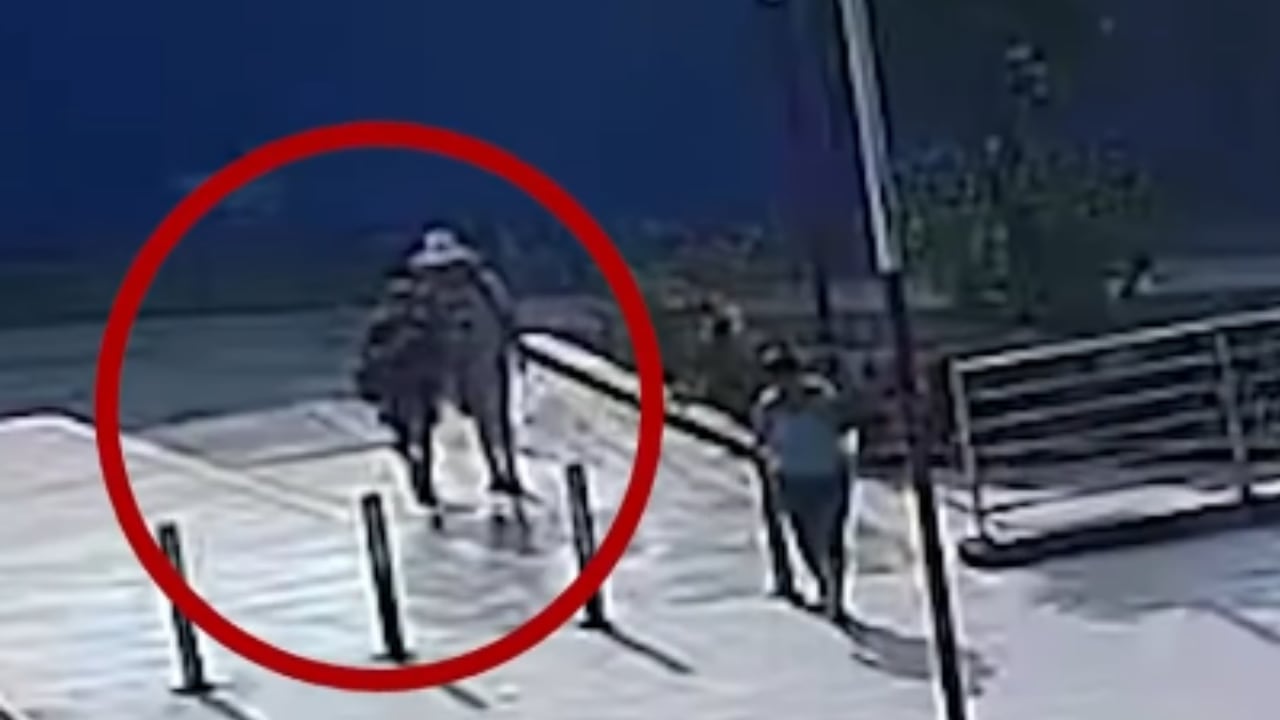 El accidente ocurrió la mañana del lunes 26 de enero cuando una rejilla metálica habría cedido mientras las menores jugaban en la zona. (Captura de Panamericana TV)