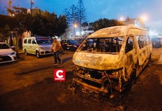 Callao: incendian combi de la empresa Néstor Gambeta en presunto ataque extorsivo
