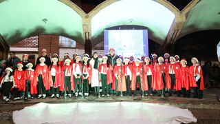 La Oroya: Coro municipal de niños llevan mensaje de amor y paz