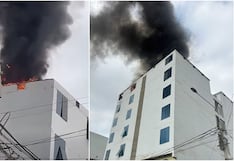 Pánico por incendio en último piso de hospedaje en Chincha Alta