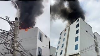 Pánico por incendio en último piso de hospedaje en Chincha Alta