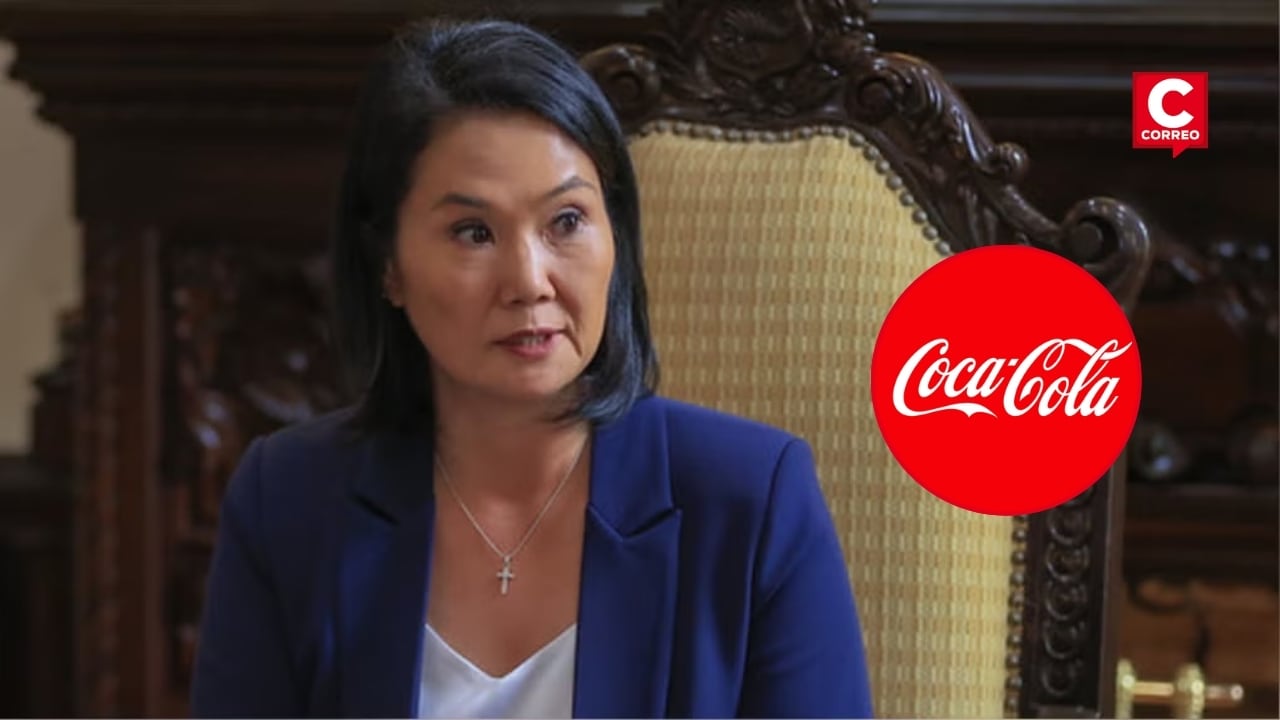 Keiko Fujimori responde por cuestionamientos ambientales a Coca-Cola: “Tiene un gran programa de reciclaje”. Composición: Diario Correo.