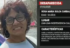 Buscan a Rosa Sulca Carvajal: Mujer desaparecida en Independencia lleva 13 días sin ser hallada