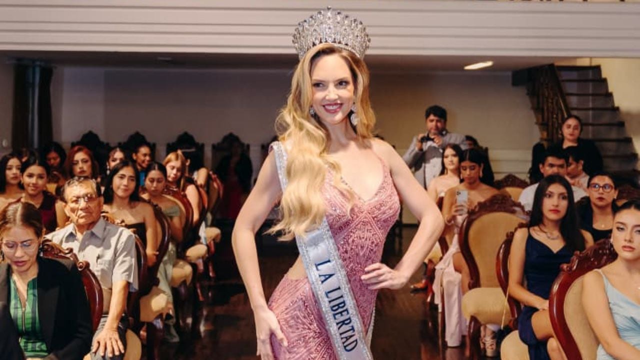 Luren Márquez, Miss Perú Universo 2026, participó de la gala de investidura de la nueva soberana regional.