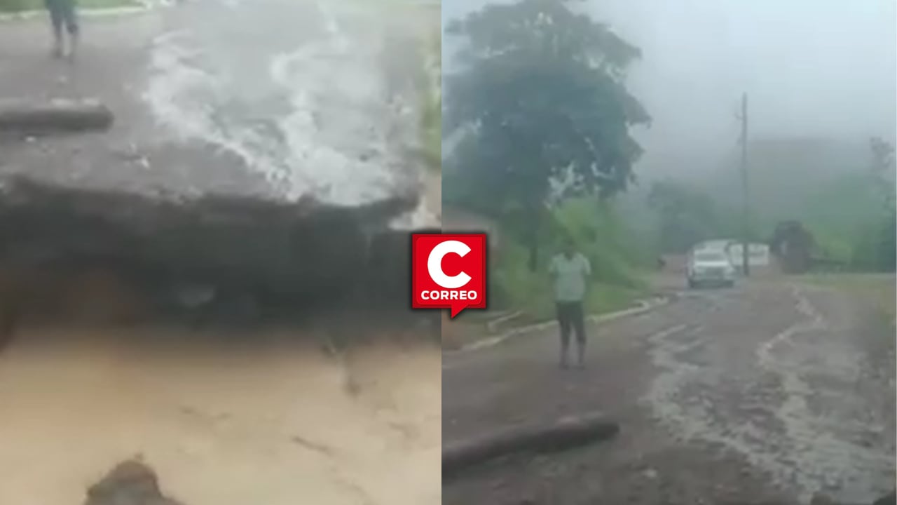 Deslizamientos y aumento del caudal de ríos afectan vías y comunidades en Ayacucho y Cusco. FOTO: CAPTURA CANAL N.