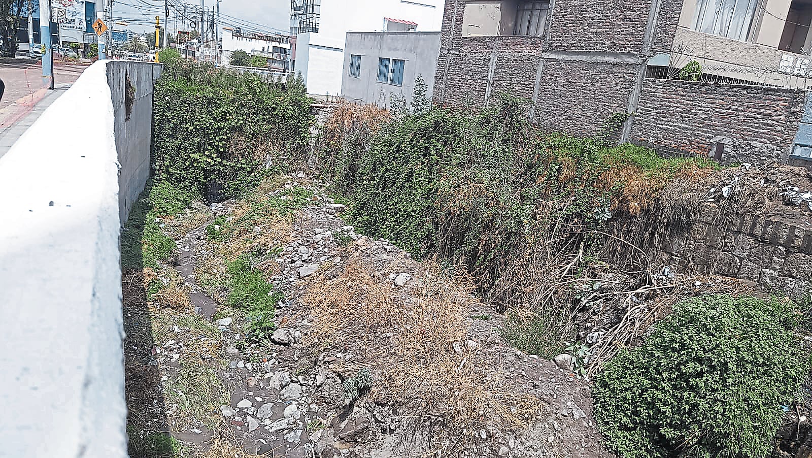 Diferentes torrenteras en Arequipa en mal estado. Foto: GEC.