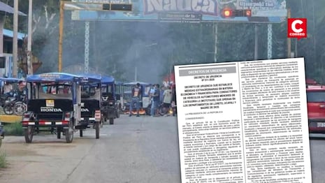 Gobierno otorgará subsidio de S/100 al mes a conductores de mototaxis de Loreto, Ucayali y Madre de Dios