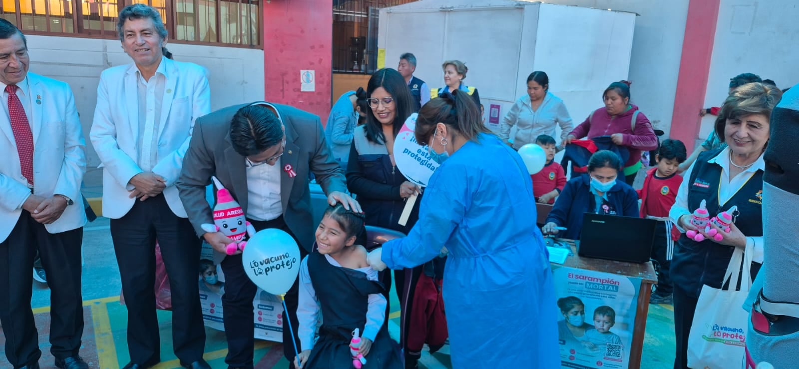 Se intensificarán las jornadas de vacunación contra el sarampión en Arequipa. (Foto: Pedro Torres/@photo.gec)