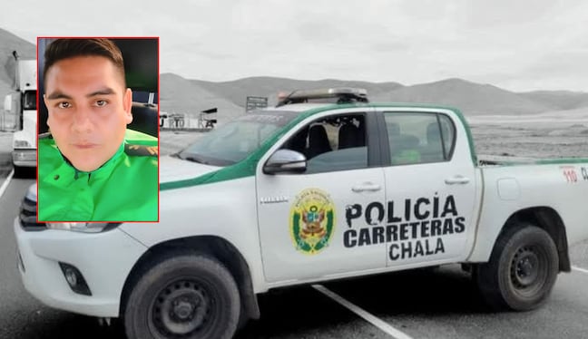 Policía de Carreteras muere tras ser atropellado por una mototaxi en Chala, Arequipa. Foto: Composición GEC.