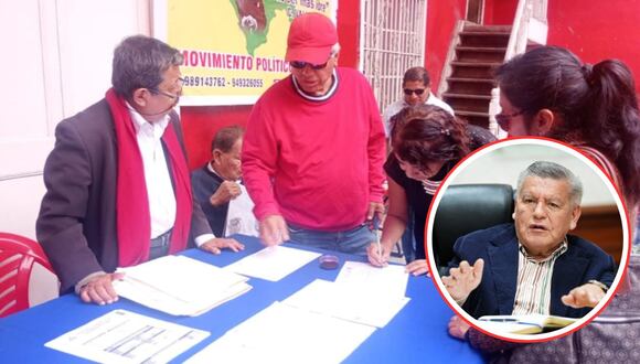 Ni bien la ONPE vendió el kit electoral, el promotor instaló módulo en el jirón Ayacucho y hará lo propio en Plaza de Armas de Trujillo y plazuela El Recreo.